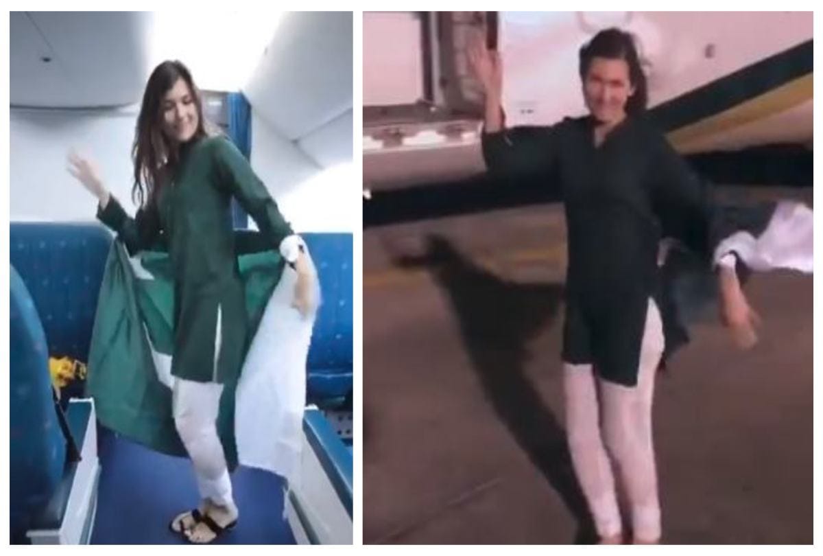 Pakistan International Airlines Poland Women Kiki Challenge Viral