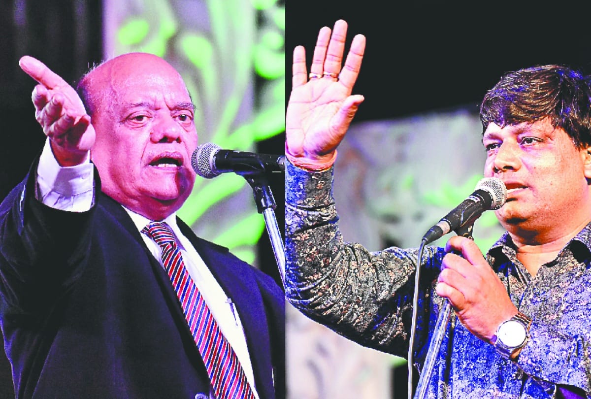passion of patriotism in kavi sammelan and musahira #MaTujhePrnam in meerut