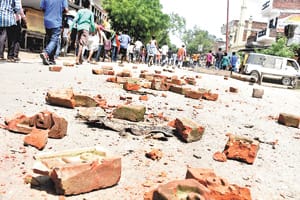 nervous police to see clash