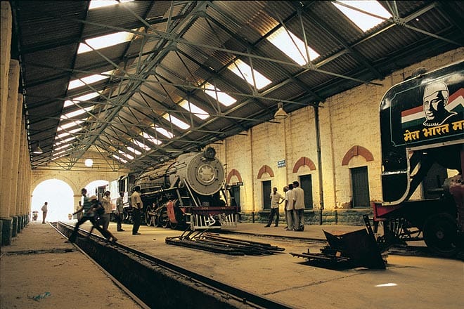Independence Day, World's Heritage Steam Engines in Rewari Loco Shed