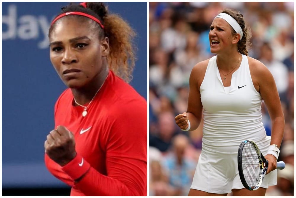 Serena Williams and Victoria Azarenka win opener in Scintillati masters