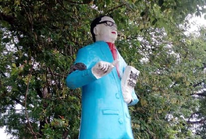 Mischievous elements smashed Ambedkar statue
