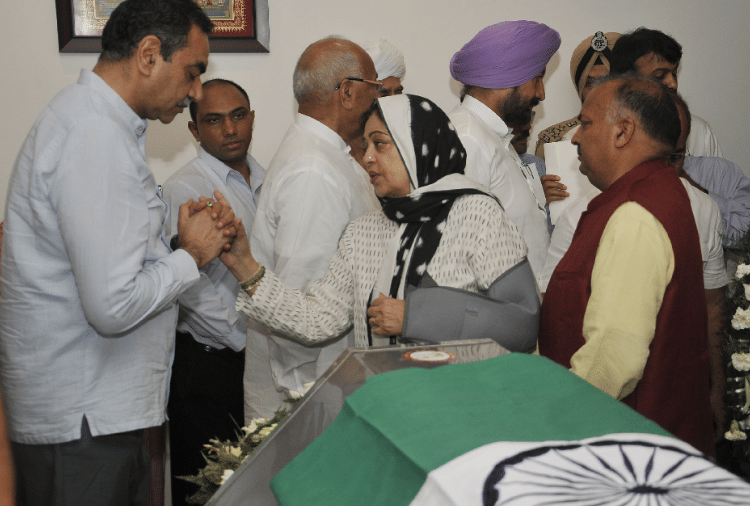Chattisgarh Governor Balram Das Tandon Dead Body in Chandigarh