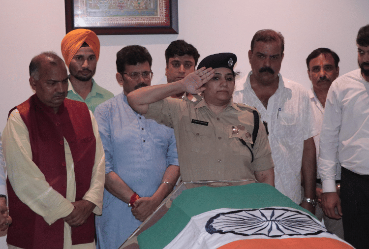 Chattisgarh Governor Balram Das Tandon Dead Body in Chandigarh