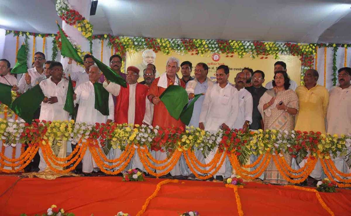 Manoj sinha says that purvanchal has best rail network in country