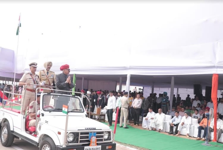 72nd Independence Day celebrated in Chandigarh and Flag hoisted by Governor VP Singh Badanaur