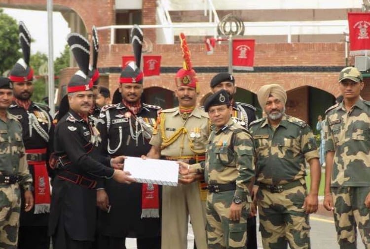 Independence Day 2018 on Atari Wagah Border by BSF with Pakistani Rangers