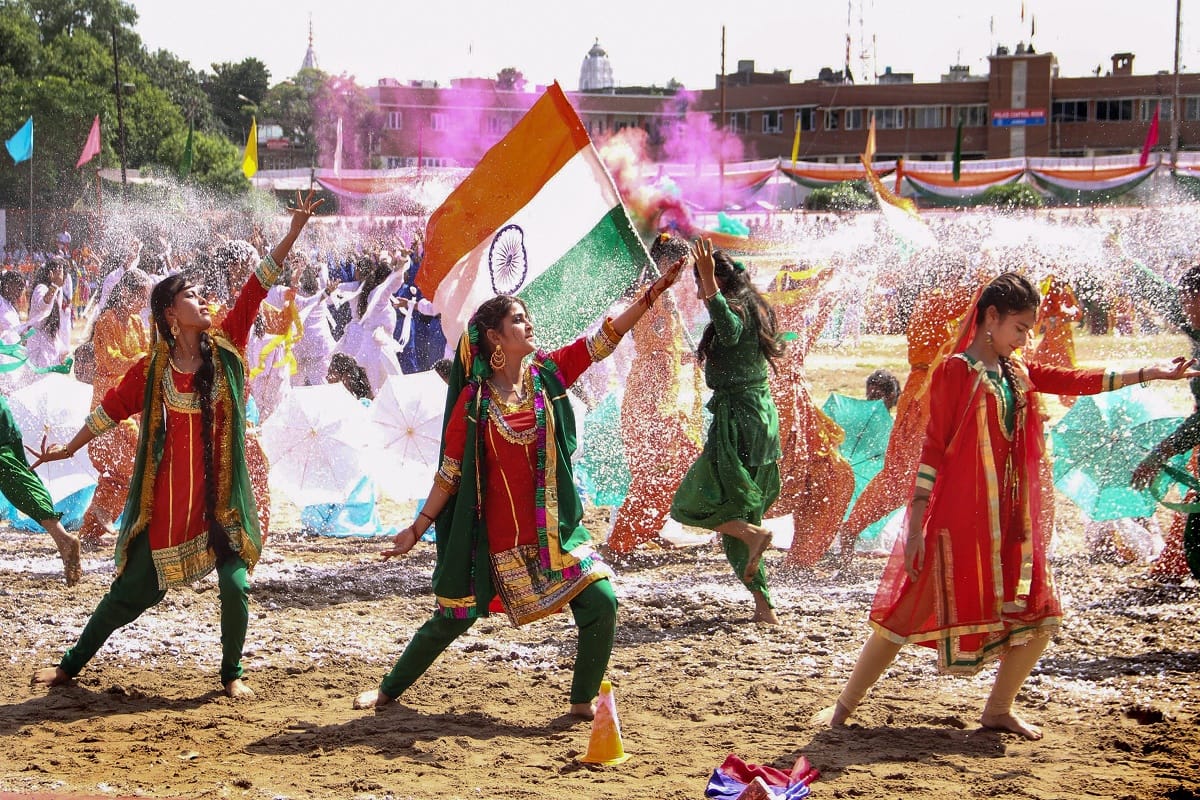 Independence Day celebrated in different states like this, see special glances