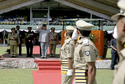 in high security 72nd independence day celebration held at srinagar jammu kashmir