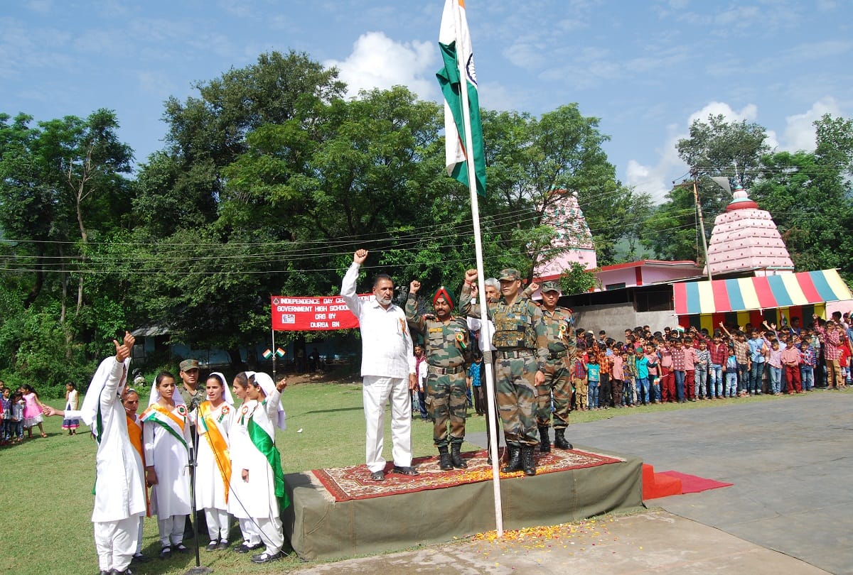 after four years army could host flag on independence day in a village of poonch jammu kashmir
