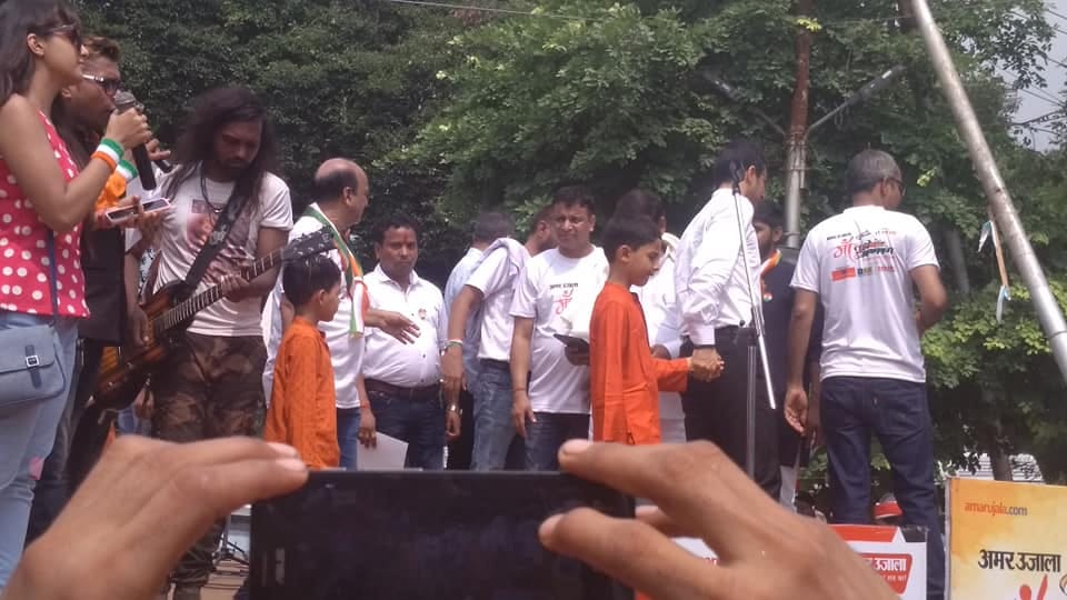 maa tujhe pranam rally in kanpur on independence day