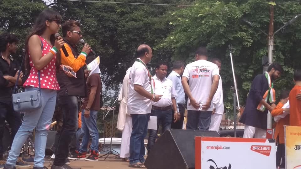 maa tujhe pranam rally in kanpur on independence day