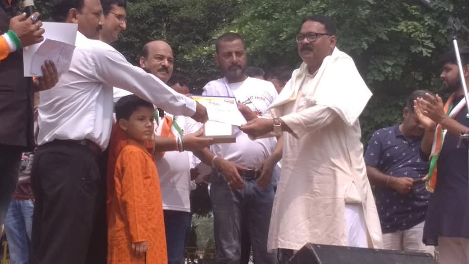 maa tujhe pranam rally in kanpur on independence day