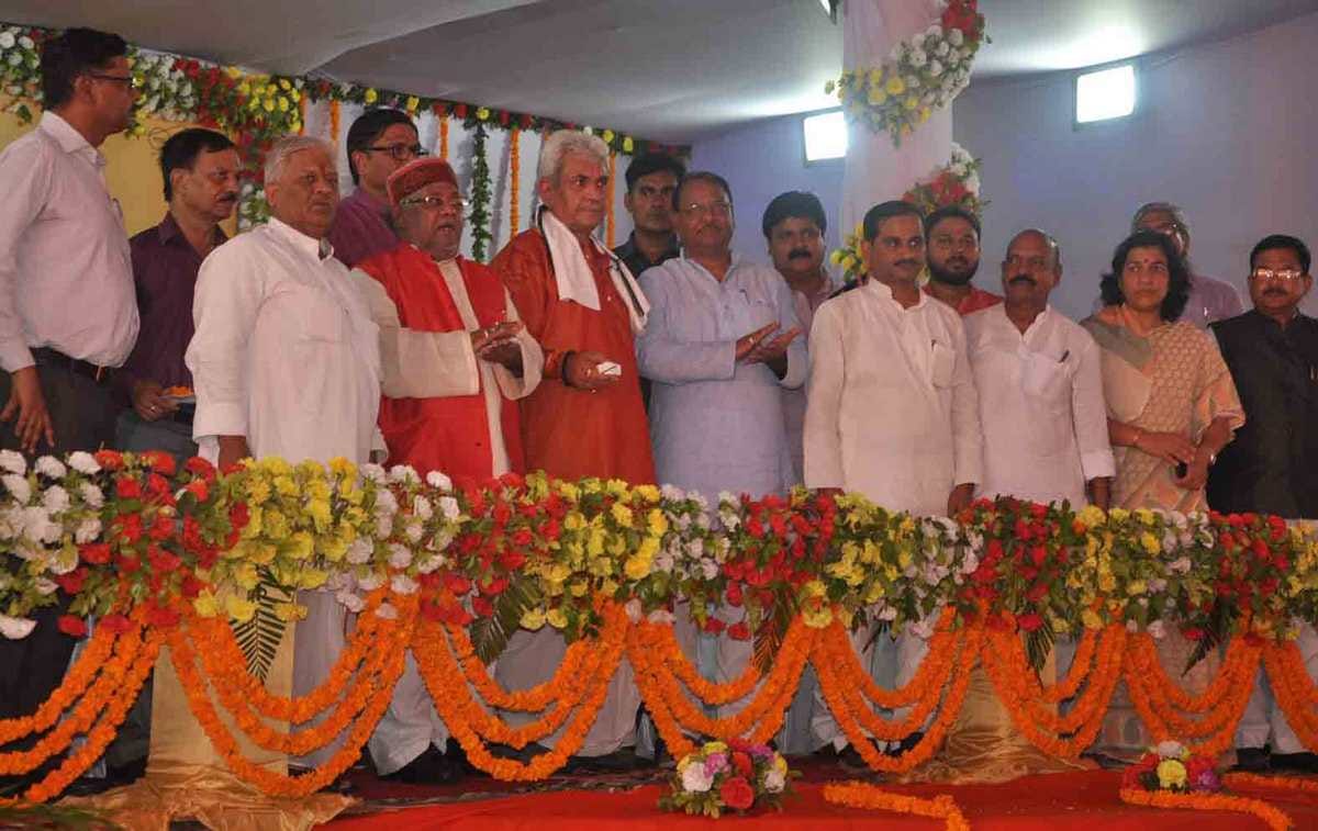 Manoj sinha says that purvanchal has best rail network in country