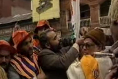 pm narendra modi has also hosted flag on lal chowk srinagar jammu kashmir in year 1992