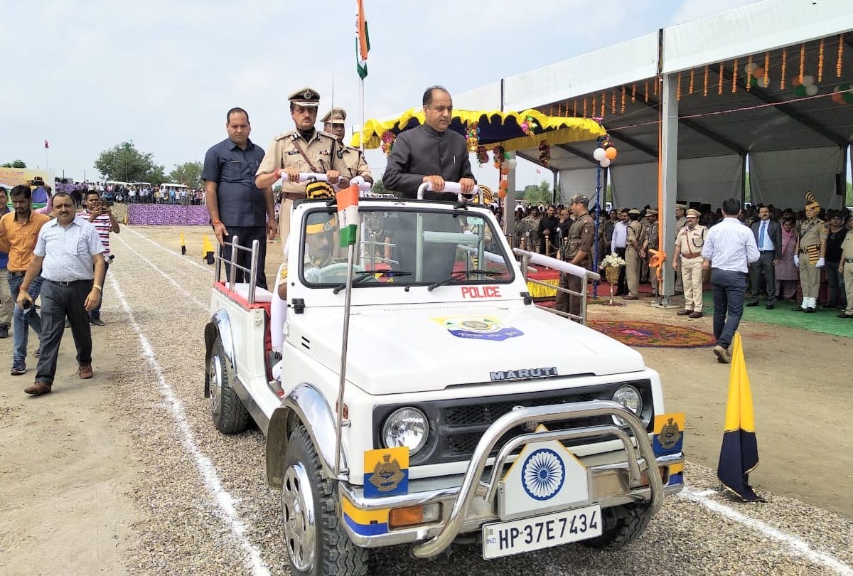 CM Jairam Thakur speech in independence day celebrations in Indora Kangra Himachal Pradesh