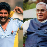 कपिल देव और अटल बिहारी वाजपेयी