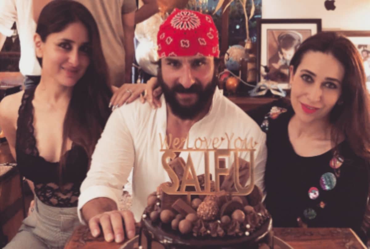saif ali khan birthday celebration with kareena kapoor and sara ali khan