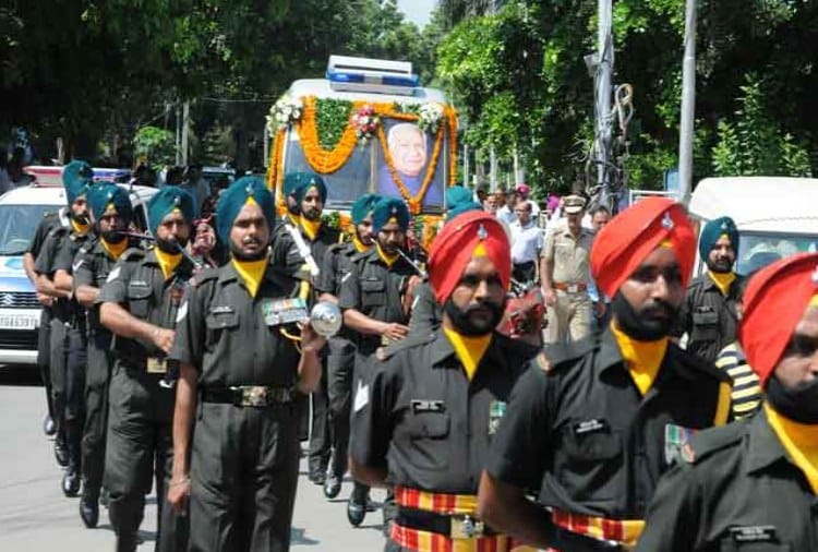 Chattisgarh Governor Balram Das Tandon Funeral in Chandigarh