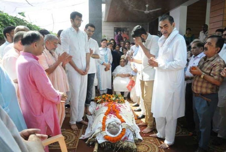 Chattisgarh Governor Balram Das Tandon Funeral in Chandigarh