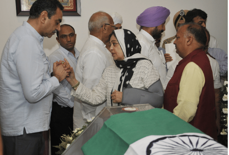 Chattisgarh Governor Balram Das Tandon Funeral in Chandigarh