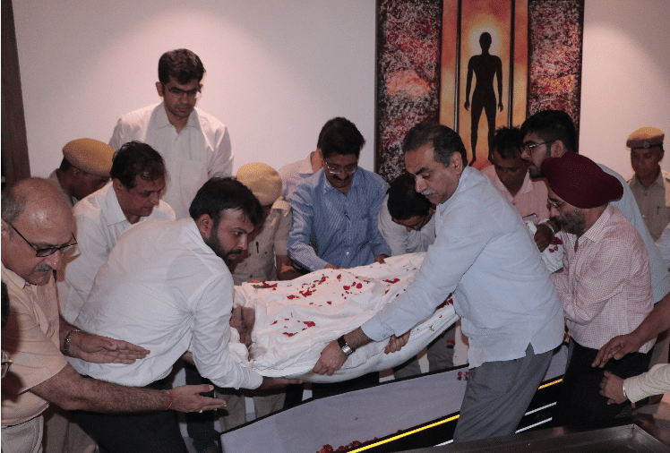 Chattisgarh Governor Balram Das Tandon Funeral in Chandigarh