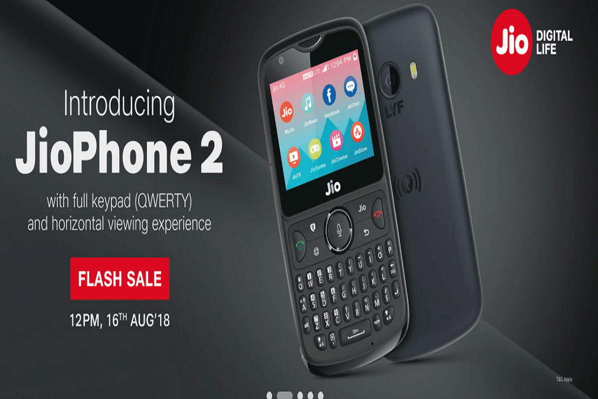 Jio Phone 2 (जियो फोन 2)Flash Sale Today at 12pm: how to book phone know step by step