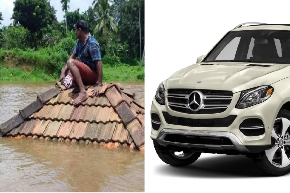 mercedes benz will donate 30 lakh Rupees to kerala flood releif