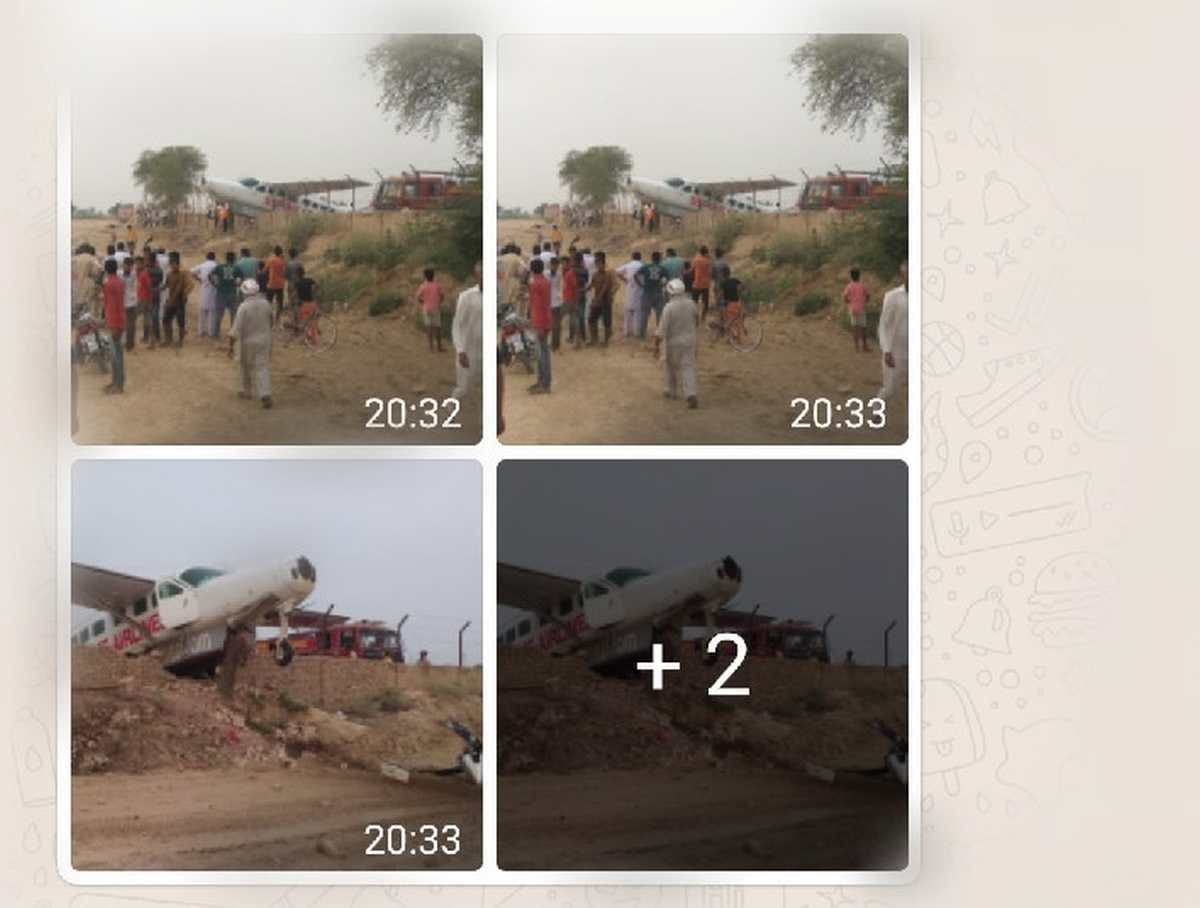 reality of plane crash which is viral in social media