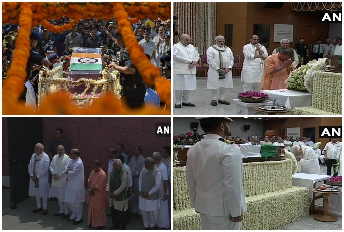 Last rides of former Indian PM Atal Bihari Vajpayee in pictures