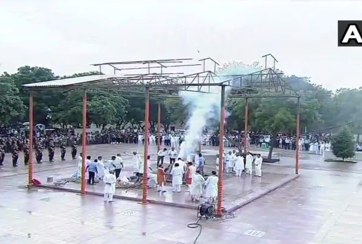 Atal Bihari Vajpayee funeral photos at Smriti Sthal in Delhi