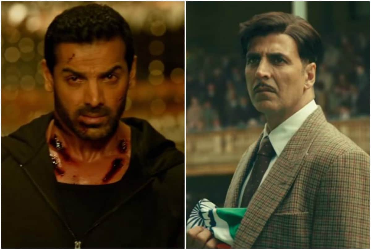 Akshay Kumar Gold and John Abraham Satyameva Jayate film box office collection day 9