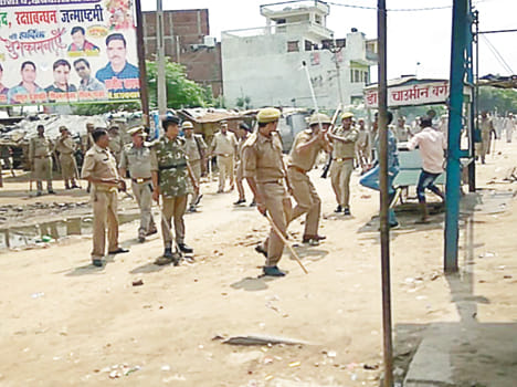Hours run wild, police sweat left