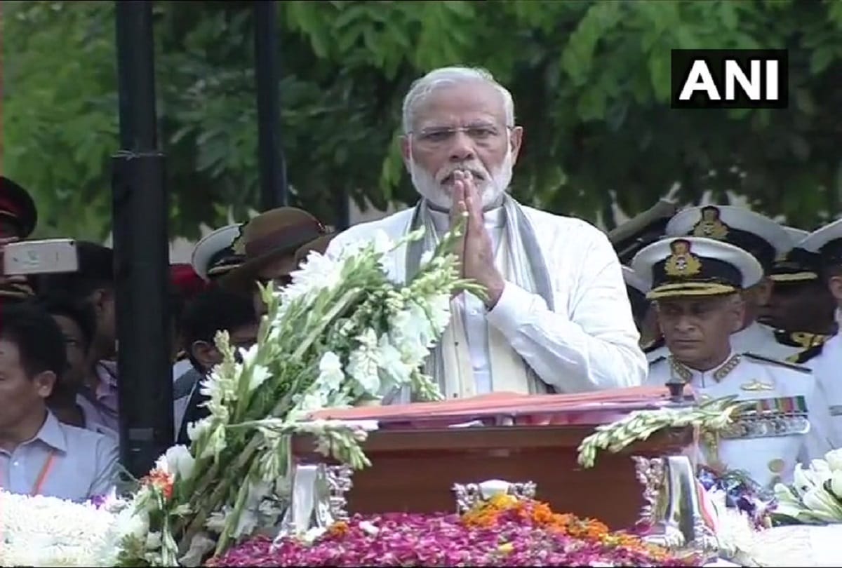 Atal Bihari Vajpayee funeral photos at Smriti Sthal in Delhi