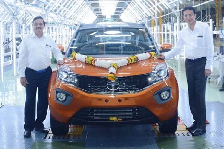 tata motors rolled out 50,000th nexon model