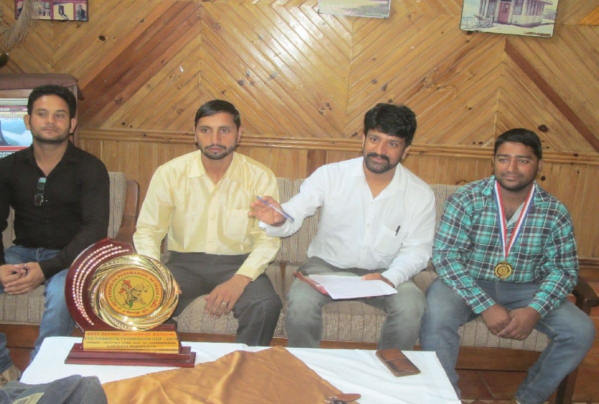 Vipin Kumar of chamba won gold medal