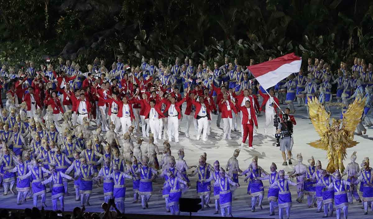 asian games 2018 opening ceremony jakarta gkg stadium photos