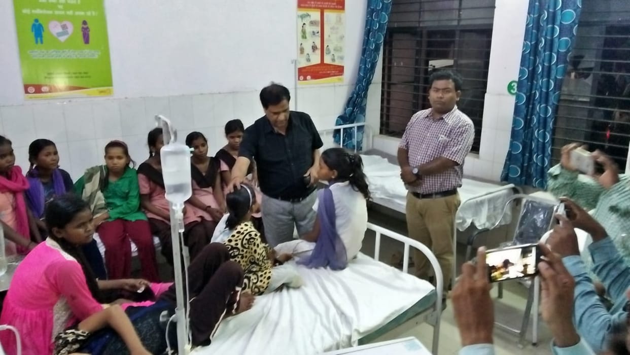 Girl student died after eaten food in school hostel