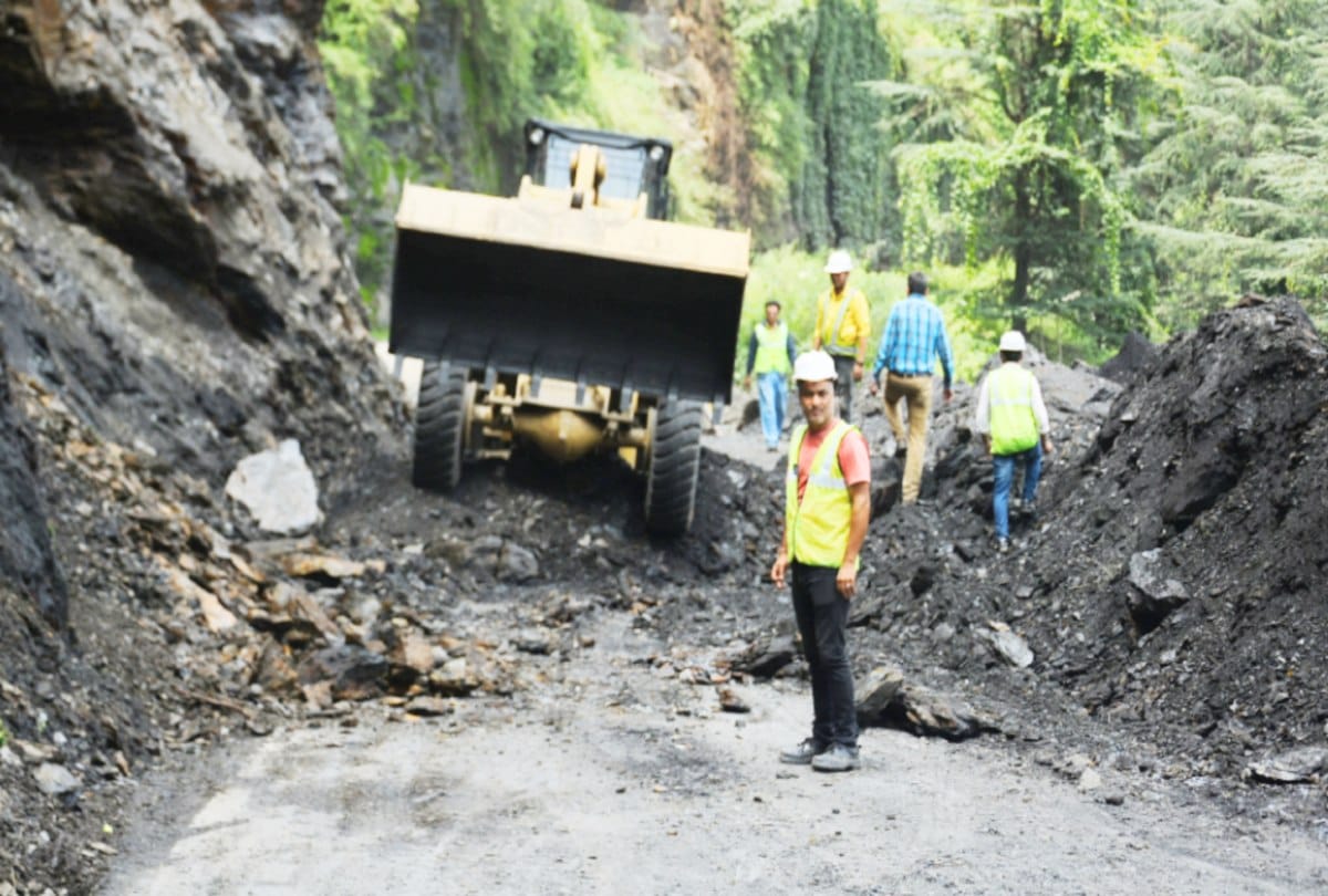 NHAI restored national highway five at shimla