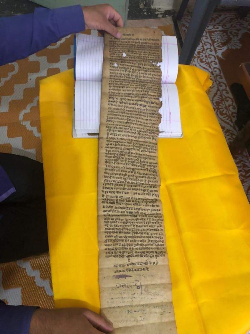 18th century rare manuscript found in uttarakhand