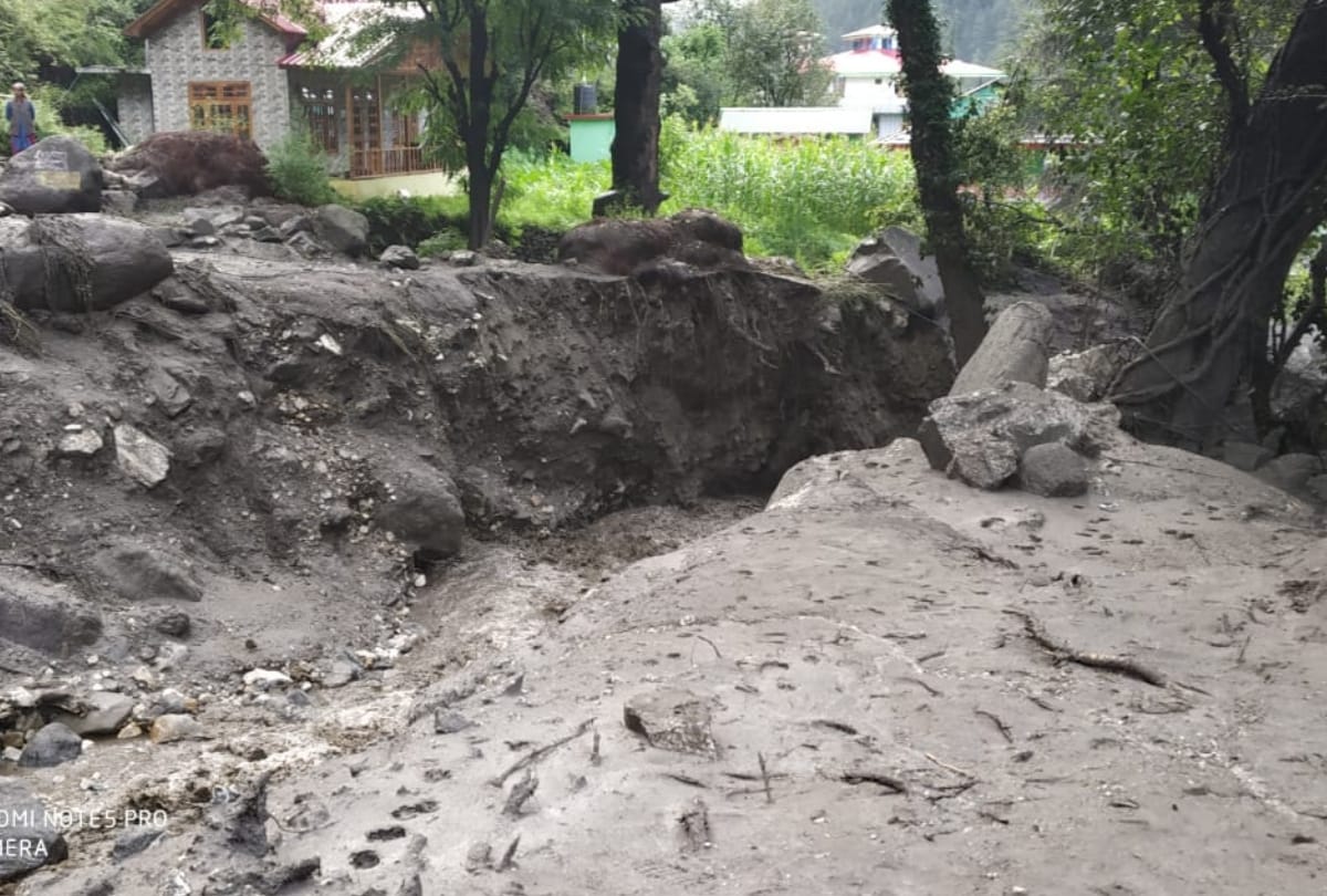 Cloudburst in Kullu Himachal Pradesh
