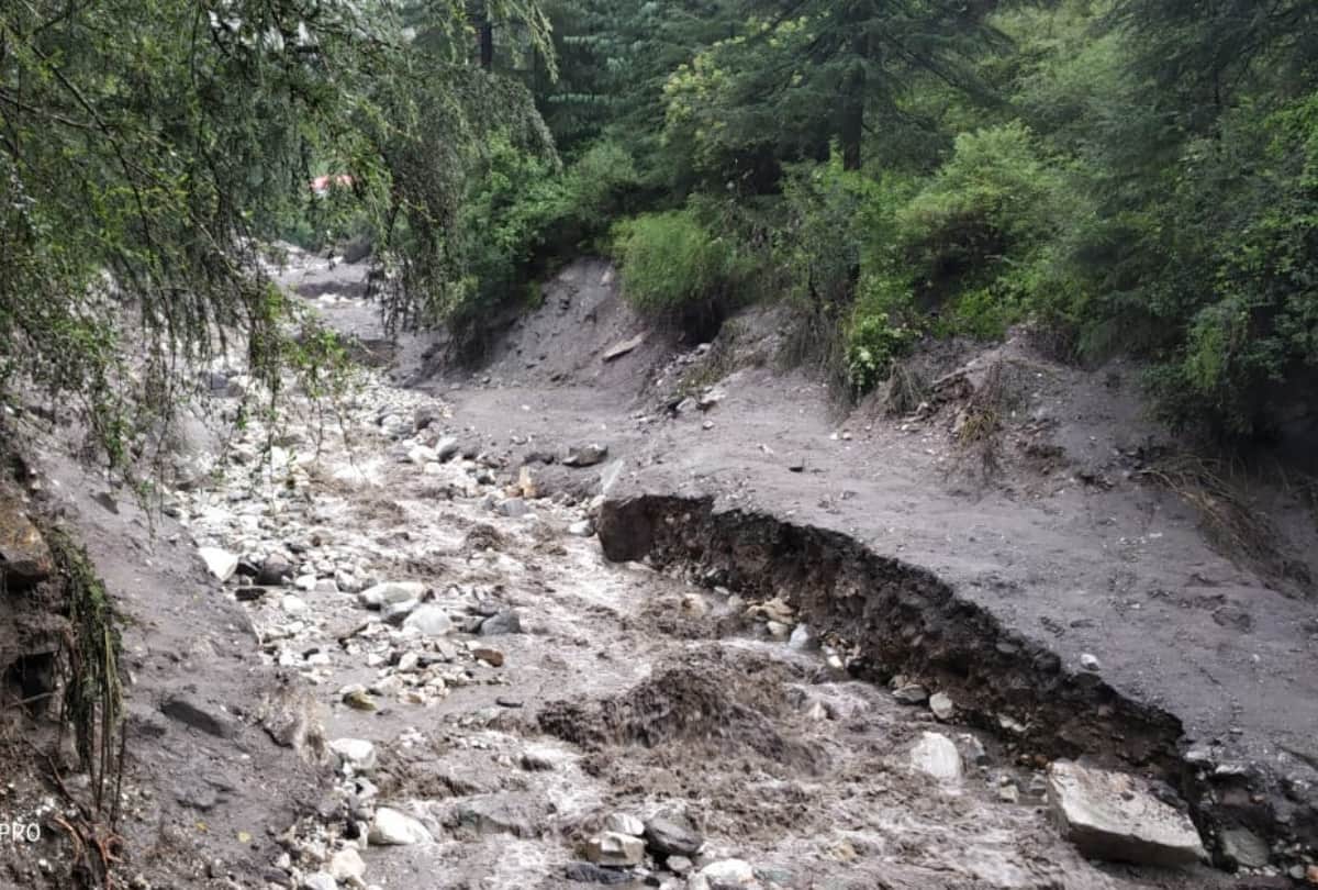 Cloudburst in Kullu Himachal Pradesh