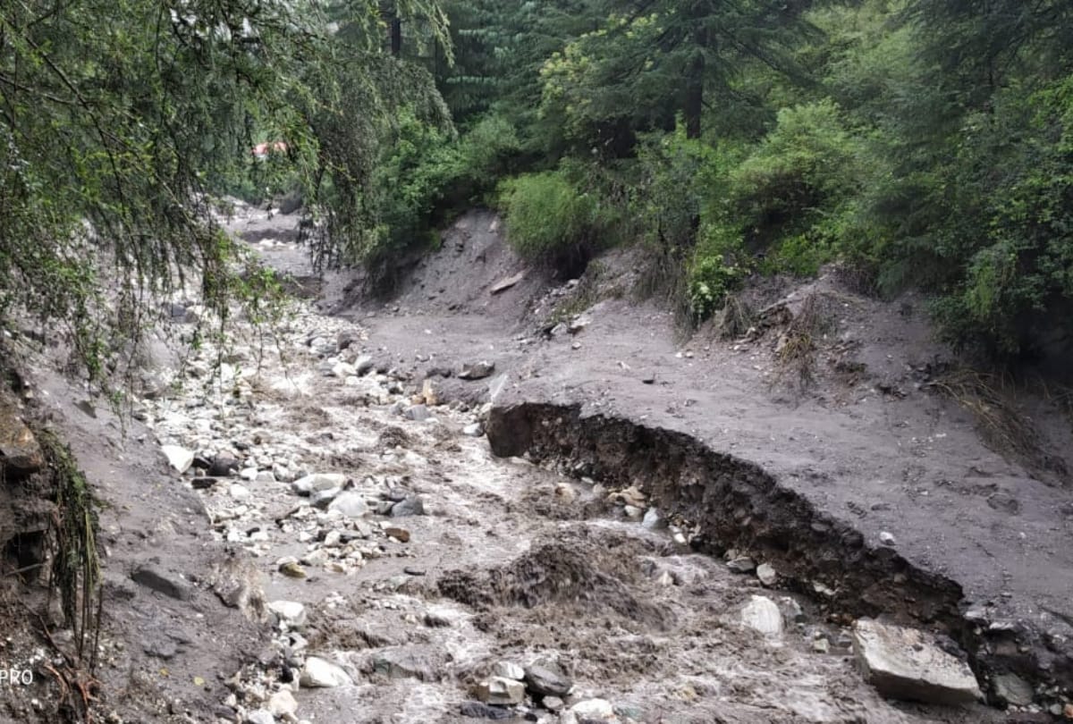 Cloudburst in Kullu Himachal Pradesh