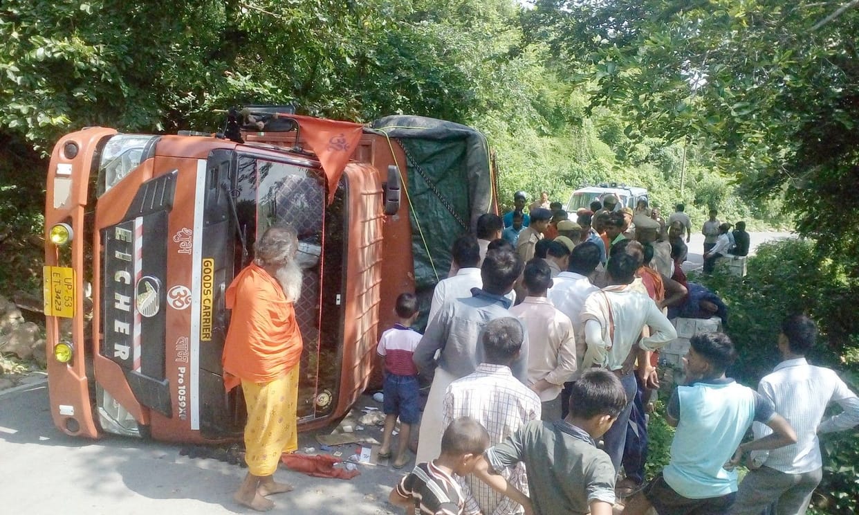 चालक के बुद्धिमानी हटा बड़ा हादसा