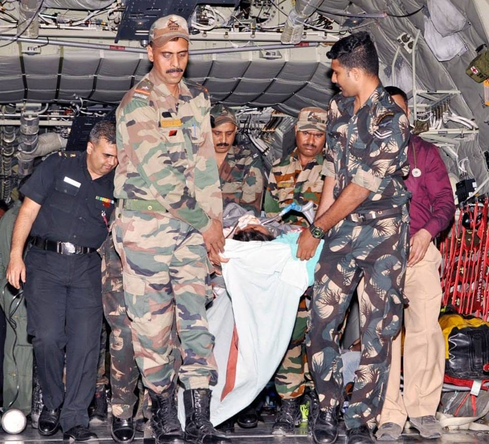 Indian Airforce Rescue Operation to Save French Couple Life in Leh Ladakh