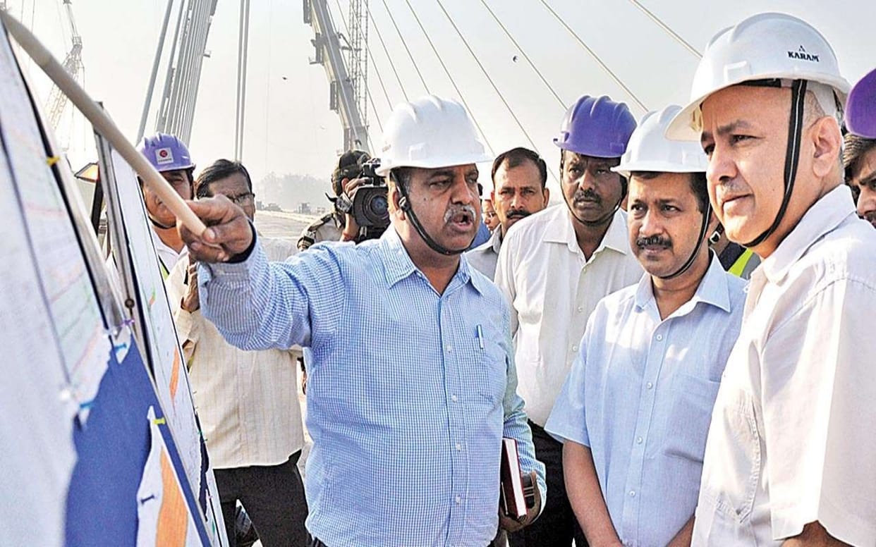 Before Diwali the people of Delhi will get the Signature Bridge says manish sisodia