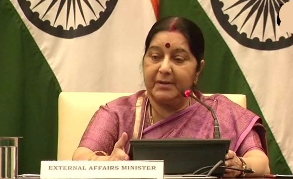 Sushma Swaraj said on tweet I am the one not my ghost