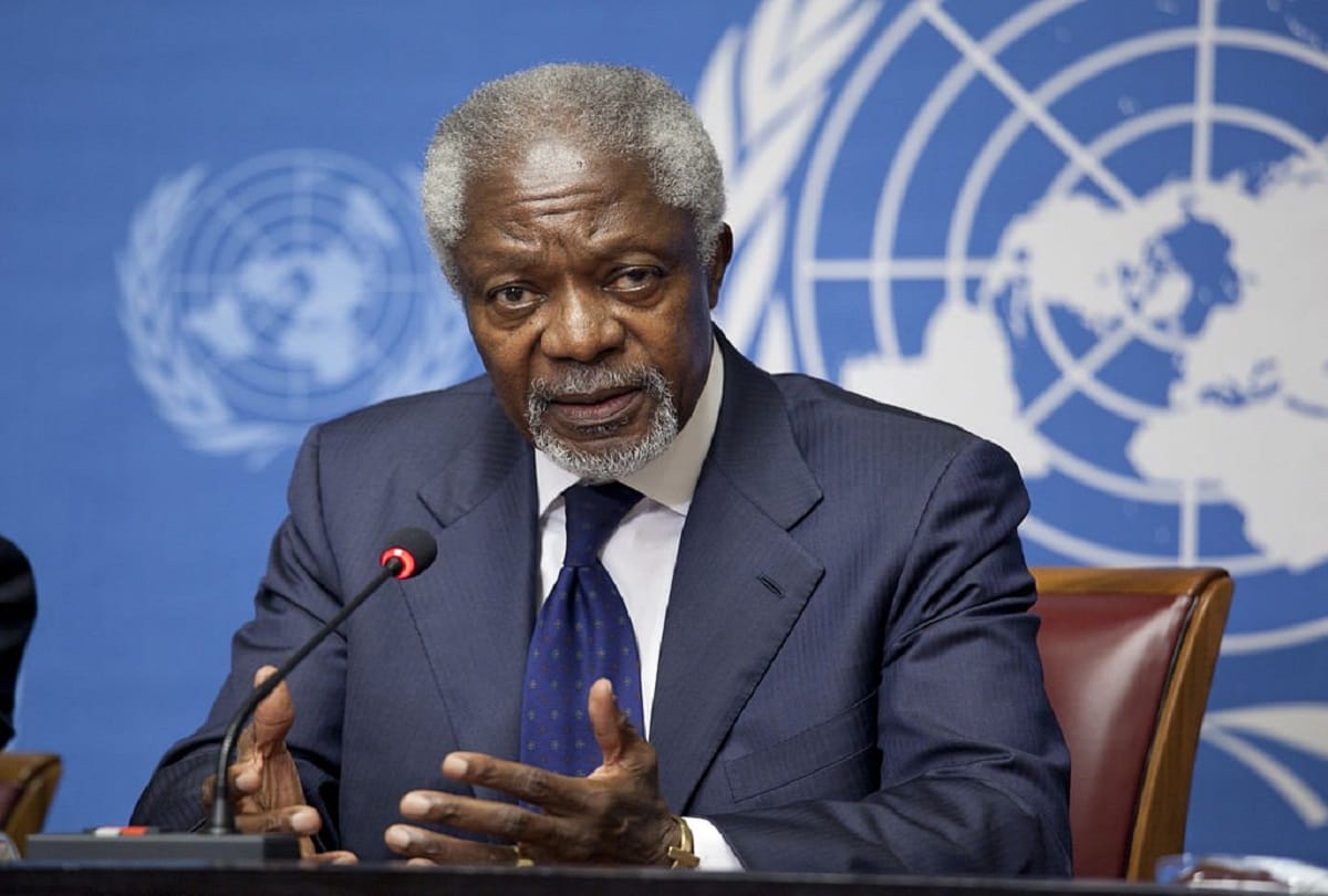 Kofi Annan Former United nations chief dies