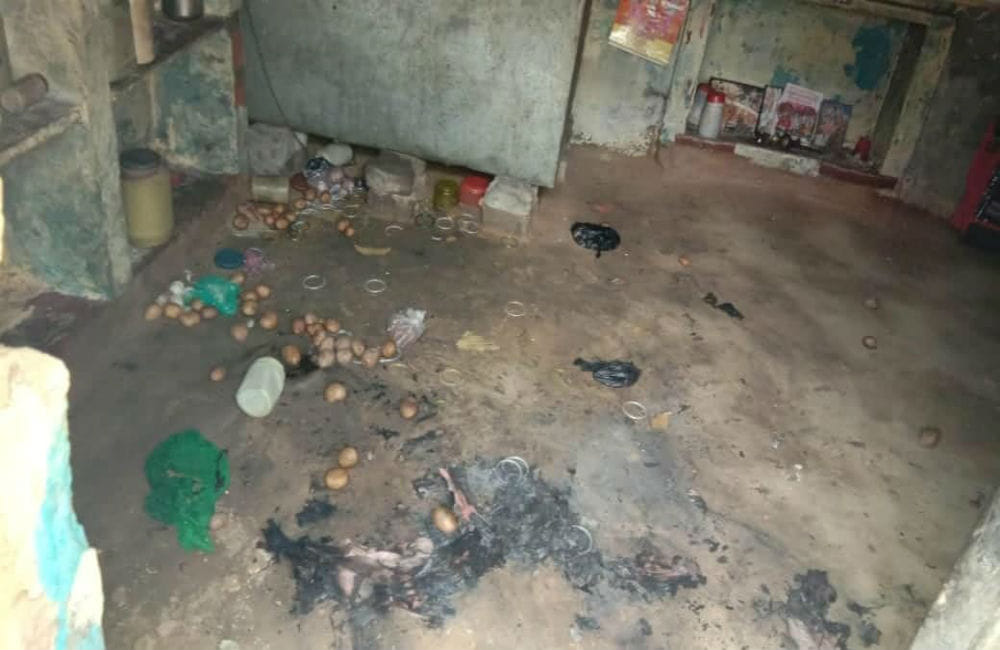 woman self immolation with her two children in firozabad