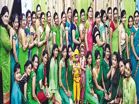 Women celebrated teej